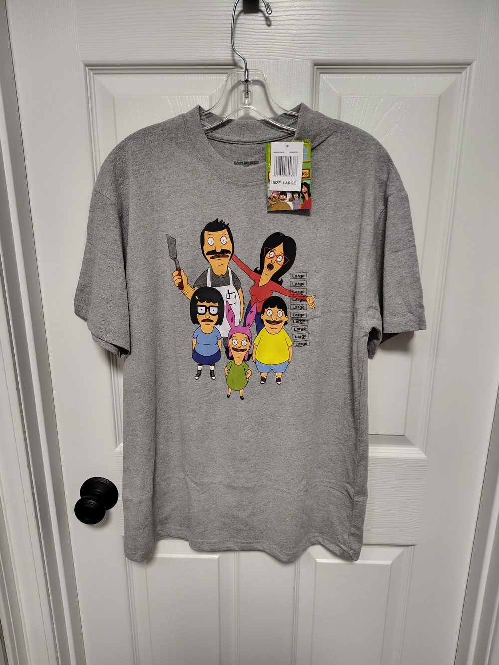 Bob's Burger's Graphic Short-Sleeve Tee in Grey